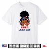 Happy Labor Day Funny U S A Messy Bun American Flag Shirt