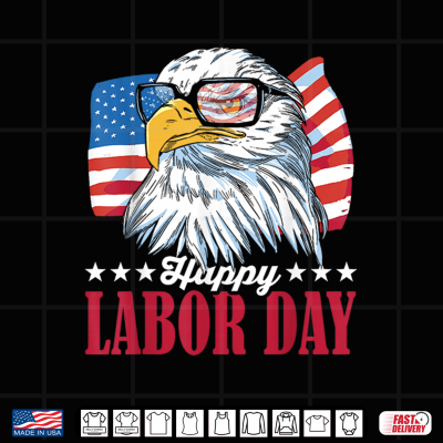 Design Happy Labor Day Eagle Labor Day Shirt