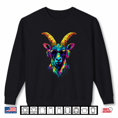 Sweatshirt Capricorn Goat Alpine Ibex Capricorn Cute Goats Premium Tri Blend Shirt