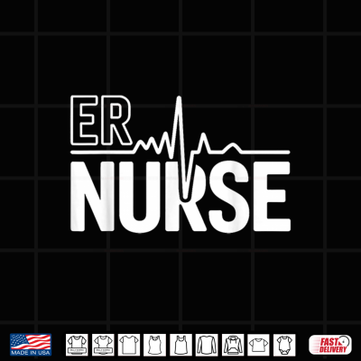 Design Cool Emergency Nurse Art for Men Women Emergency Room RN Shirt