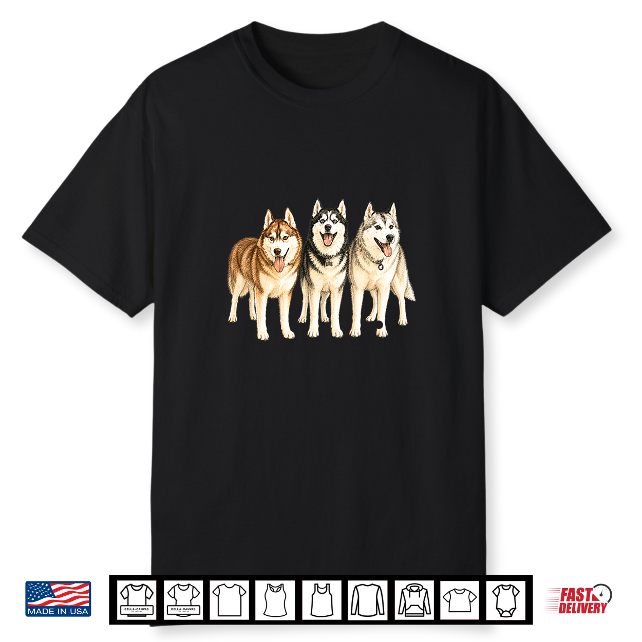 Husky Gear Premium Tri Blend Shirt Husky Gear Premium Tri Blend Shirt