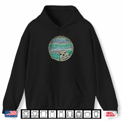 Hoodie Harbor Seal Oregon Coast Wildlife Art by Rebecca Hooper Shirt
