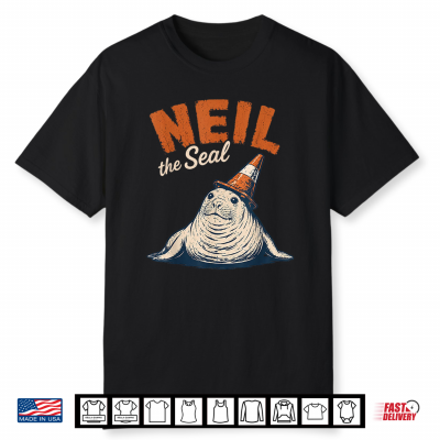Neil The Seal Tasmania Funny Traffic Cone Shirt