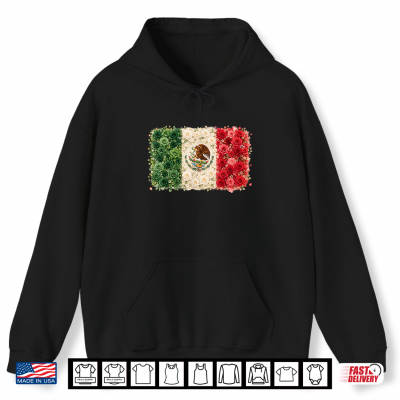 Hoodie Mexico en Rosas Shirt