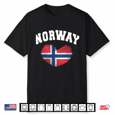 Norge Norway Noreg Norwegian Europe Sport Women Men Children Shirt