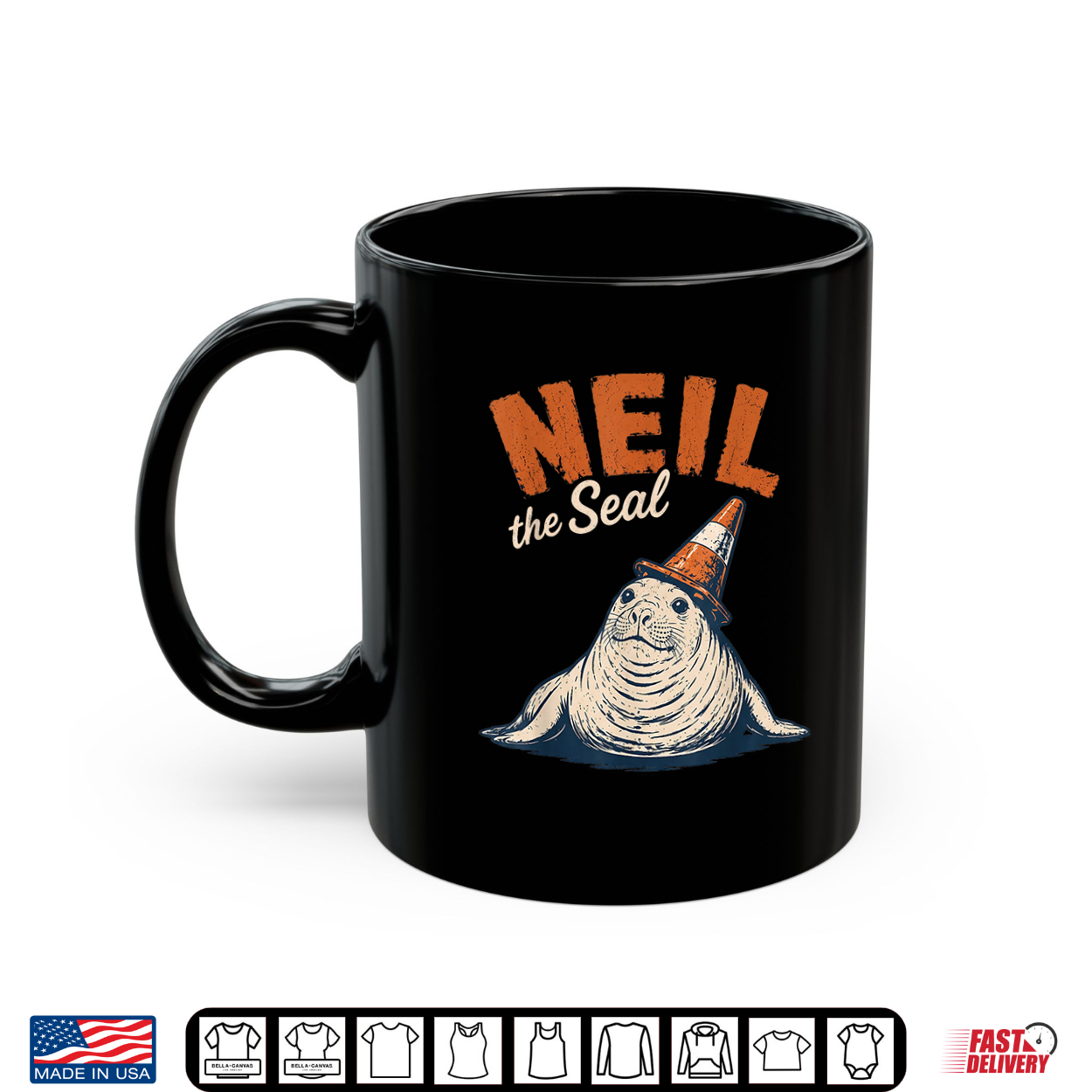 Neil The Seal Tasmania Funny Traffic Cone Shirt Neil The Seal Tasmania Funny Traffic Cone Shirt