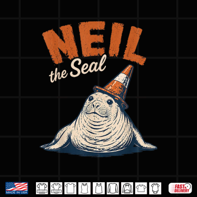 Neil The Seal Tasmania Funny Traffic Cone Shirt 4 Design Neil The Seal Tasmania Funny Traffic Cone Shirt