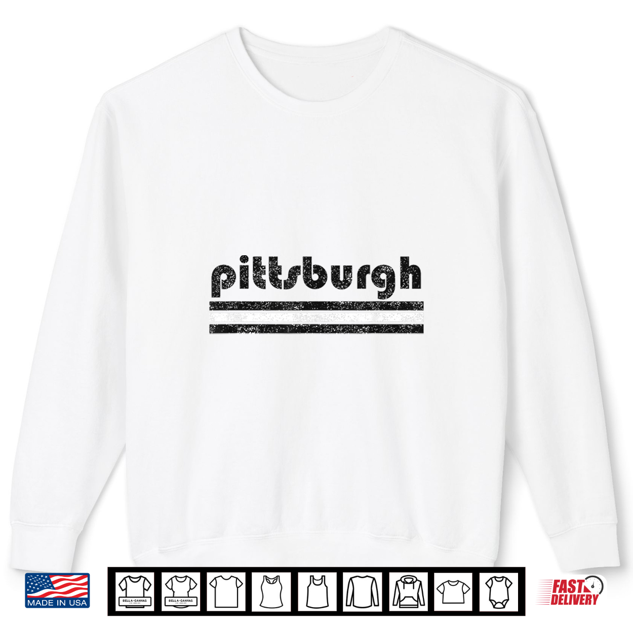 Pittsburgh Retro Vintage Weathered Throwback Shirt Pittsburgh Retro Vintage Weathered Throwback Shirt