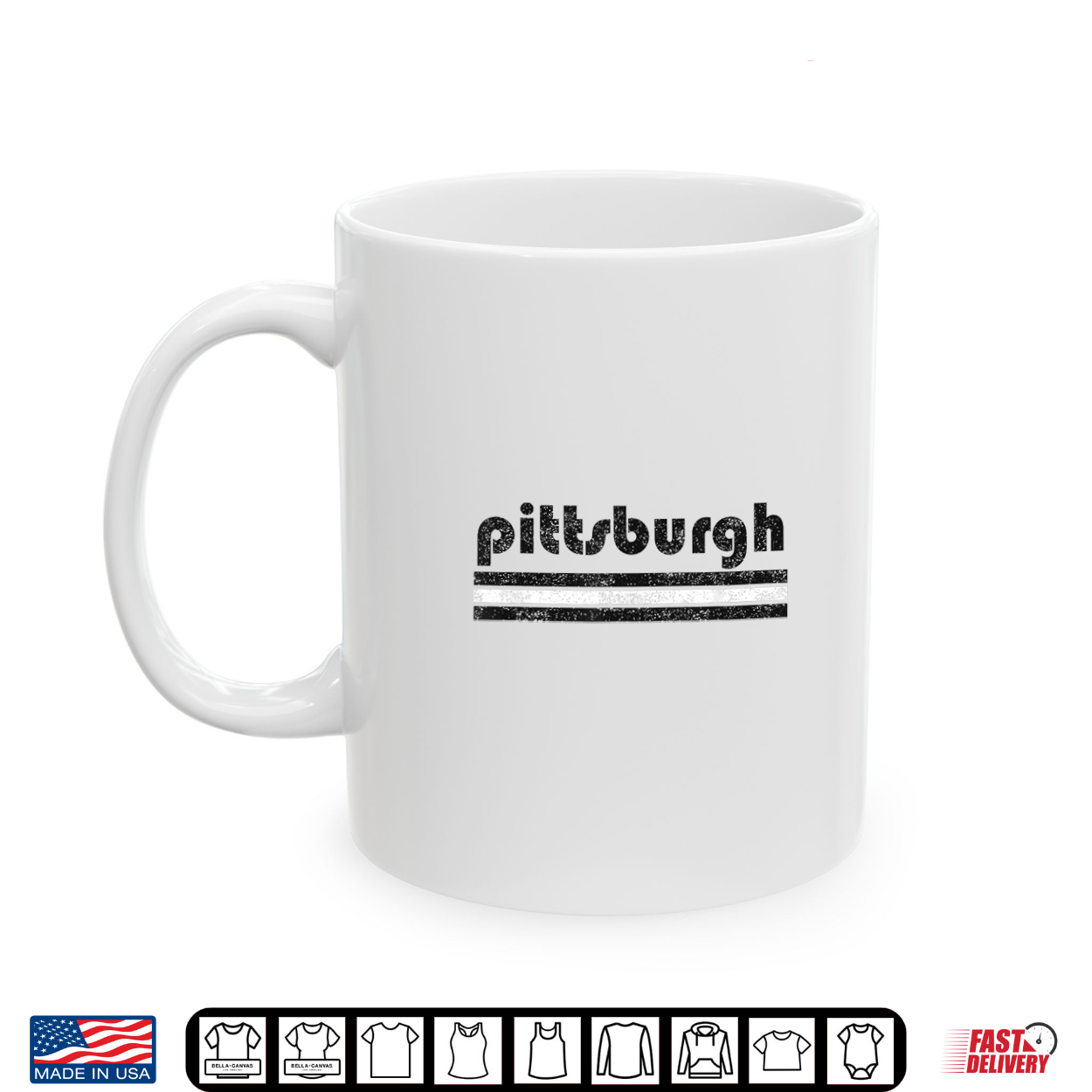 Pittsburgh Retro Vintage Weathered Throwback Shirt Pittsburgh Retro Vintage Weathered Throwback Shirt