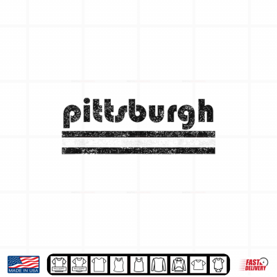 Pittsburgh Retro Vintage Weathered Throwback Shirt 4 Design Pittsburgh Retro Vintage Weathered Throwback Shirt