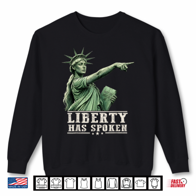 Sweatshirt Sophie Basketball Point God Liberty Has Spoken Patriotic USA Shirt