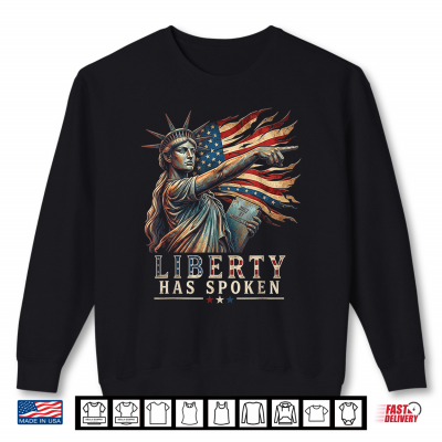 Sweatshirt Sophie Basketball Point Liberty Has Spoken Patriotic USA Shirt
