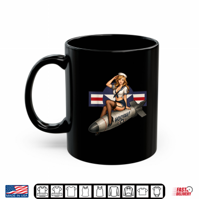 Vintage Style Pinup Patriotic Retro Military Nose Art Design Shirt 3 Mug Vintage Style Pinup Patriotic Retro Military Nose Art Design Shirt