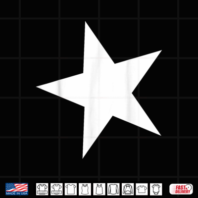 White Star Graphic Shirt 4 Design White Star Graphic Shirt