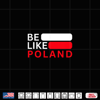 Design Be Like Poland Polen Style Premium Tri Blend Shirt