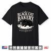 Black Cat Bakery Biscuits Made Daily Cat Lover Art Shirt