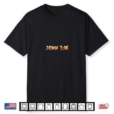 John 3 16 In Parchment Color Shirt