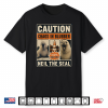 Neil The Seal Funny Seal Chaos In Blubber Warning Sign Shirt