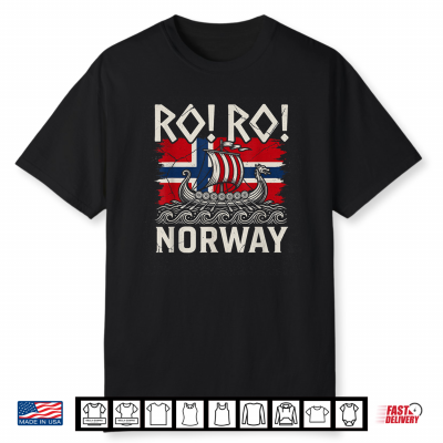 Ro Ro Norwegian Viking Ship Norway Flag Culture Row Country Shirt