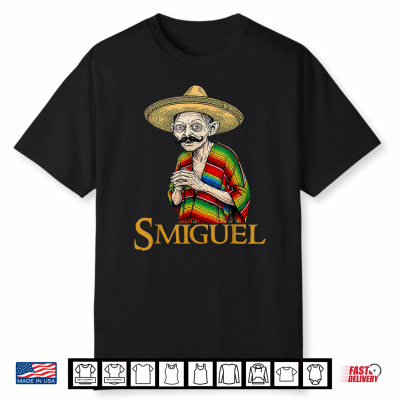 Smiguel Mexican Sombrero Funny Mexican Culture Mashup Shirt