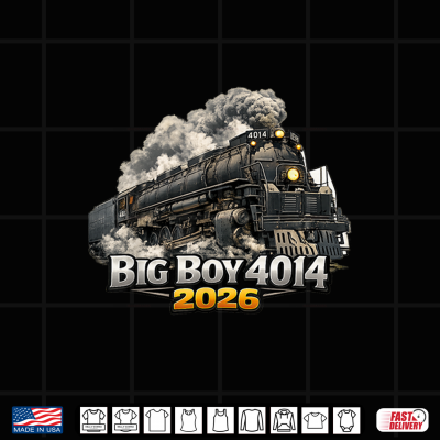 Design Big Boy 4014 Steam Engine Locomotive Train Shirt