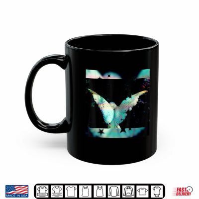 Mug Glitch Ethereal Angel Wings Gothic Graphic Shirt