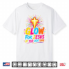 Let Your Light Shine For Jesus Christian Faith Cross Bright Shirt