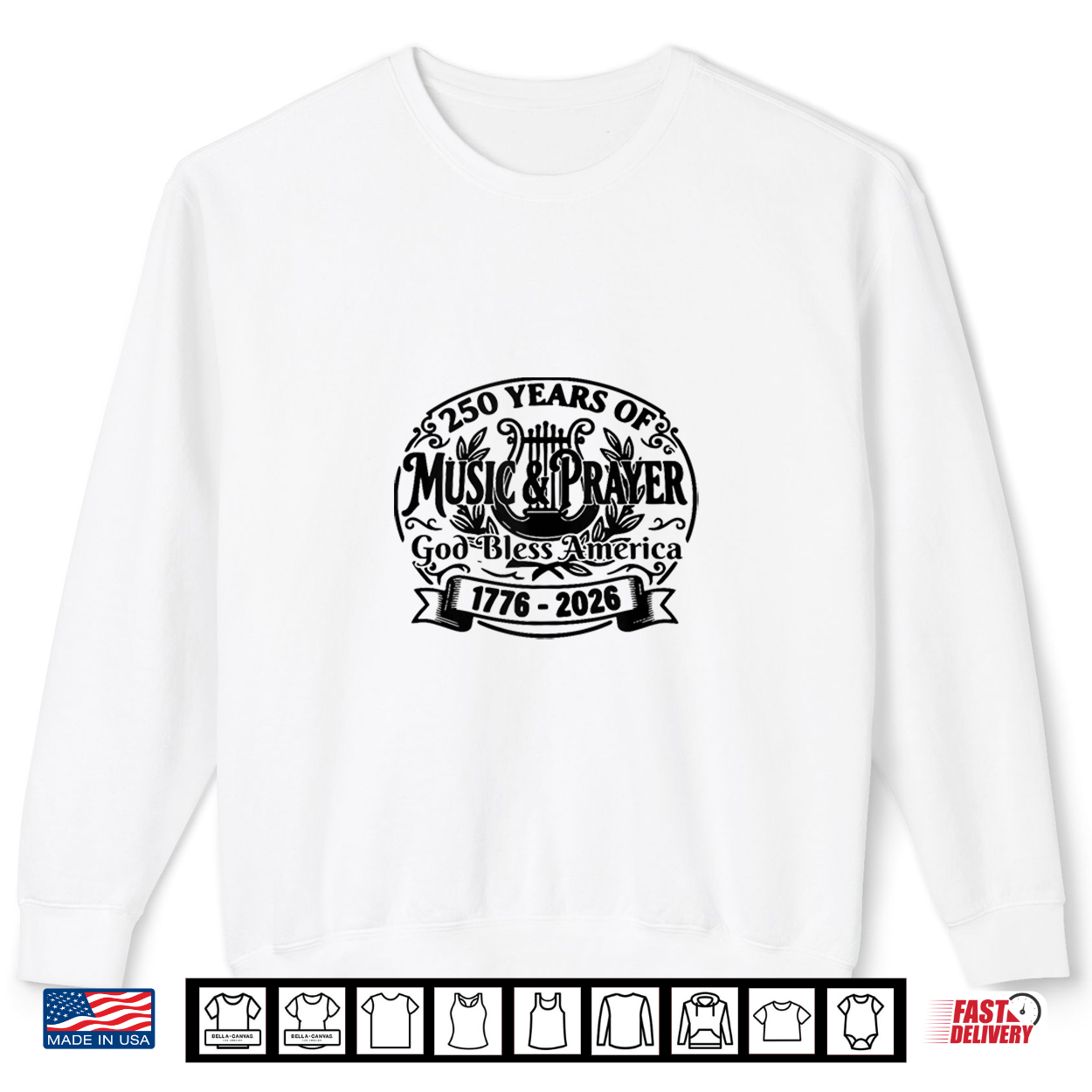Music And Prayer God Bless America 2026 Shirt Music And Prayer God Bless America 2026 Shirt