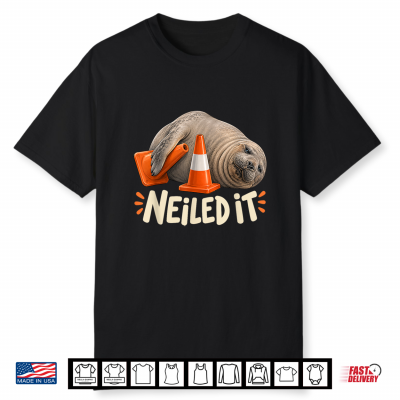 Neil The Seal Neiled It Funny Elephant Seal Meme Shirt