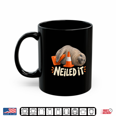 Mug Neil The Seal Neiled It Funny Elephant Seal Meme Shirt