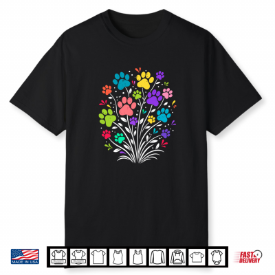 Pet Owner Paws And Prints Dandelion Flower Dandelion Shirt