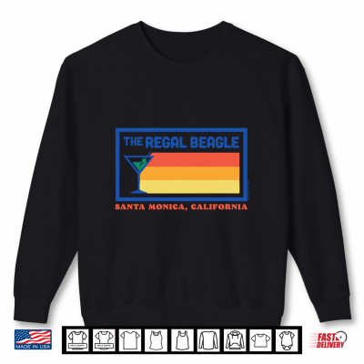 Sweatshirt Regal Beagle Cocktail Lounge Threes Company Chromatic 80s Performance Shirt