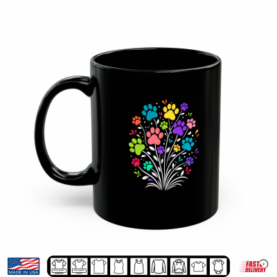 Mug Pet Owner Paws and Prints Dandelion Flower Dandelion Shirt