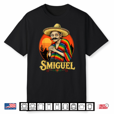 Smiguel Mexican Sombrero Vintage Mexican Culture Mashup Shirt