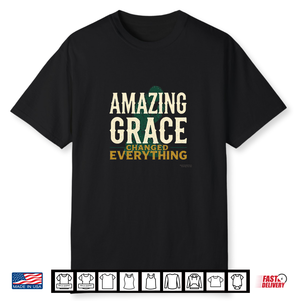 Amazing Grace Changed Everything Christian Faith Design Premium Tri Blend Shirt Amazing Grace Changed Everything Christian Faith Design Premium Tri Blend Shirt