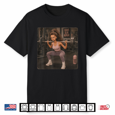 Funny Disgusting Gym Girl Vintage Workout Meme Humor Fitness Shirt