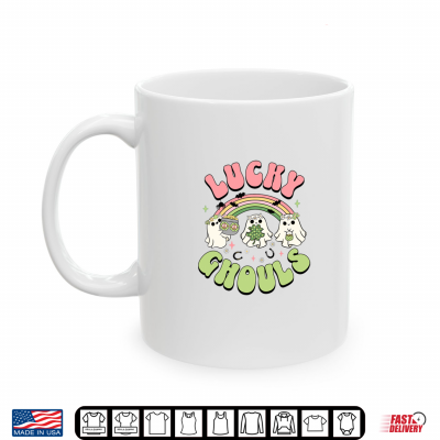 Mug Lucky Ghouls St Patricks Day Spooky Ghost Charm Shirt