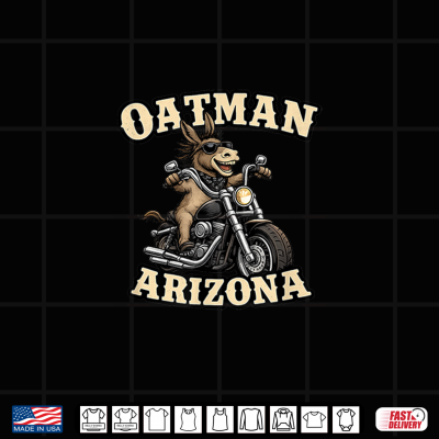Design Oatman Arizona Biker Burro Shirt