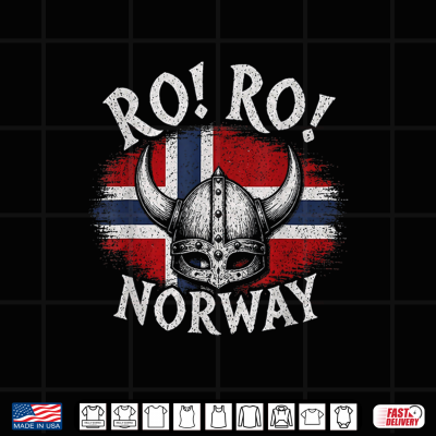 Design Ro Ro Norway Viking Helmet Norwegian Flag Nordic Pride Shirt