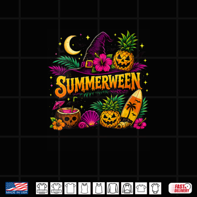 Design Summerween Queen Spooky Funny Skeleton Halloween Shirt