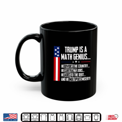 Mug Trump is A Math Genius Vintage Funny Shirt