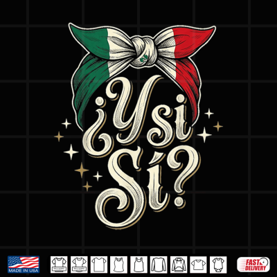 design y si si mexican y si si flag mexico vintage script shirt
