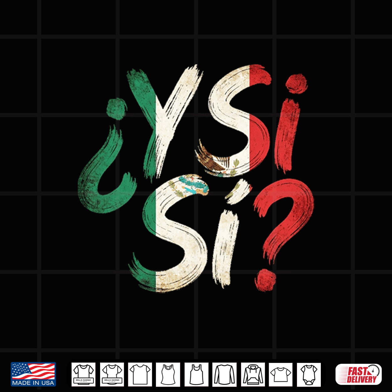 ¿Y Sí Mexican Flag Y Si Si Mexico Grunge Performance Shirt ¿Y Sí Mexican Flag Y Si Si Mexico Grunge Performance Shirt