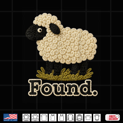 Design Found Sheep Psalm 23 Christian Faith Shirt