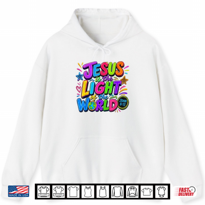 Jesus Is The Light Of The World John 8 12 Vbs Illumination Shirt 1 Hoodie Jesus is The Light of The World John 8 12 VBS Illumination Shirt