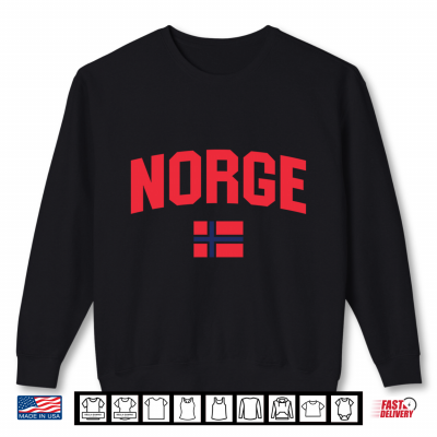 Sweatshirt Norge Norwegian Gift Norge Norway Norge Shirt