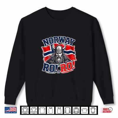 Sweatshirt Norway Flag for Men Women Kids Norge Gift with Norway Viking Shirt