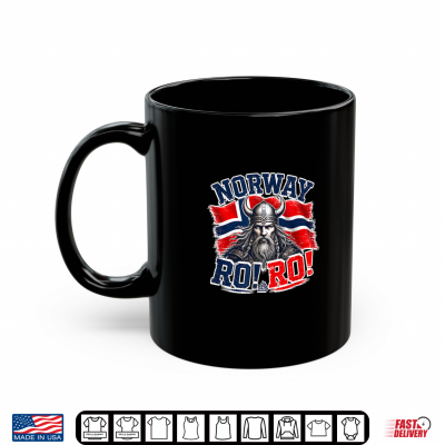 Mug Norway Flag for Men Women Kids Norge Gift with Norway Viking Shirt