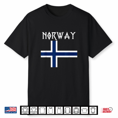 Norway With Norwegian Flag Shirt