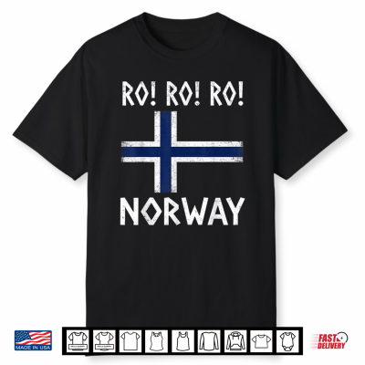 Ro Ro Ro Norwegian Viking Norway Flag Culture Row Country Shirt